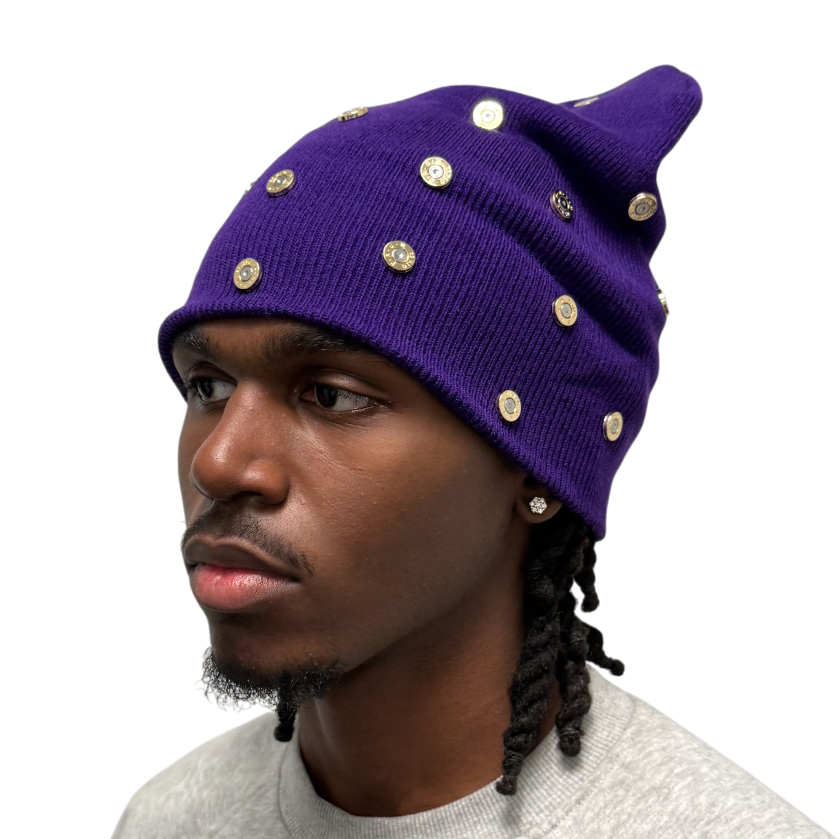 'Purple'Bullet Beanie